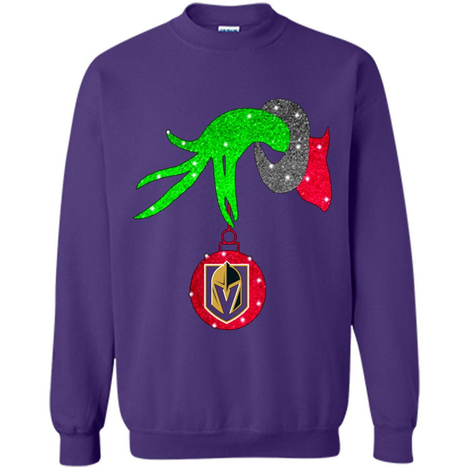 GRINCH HAND HOLDING GOLDEN KNIGHTS GLITTER CHRISTMAS PINGPONG