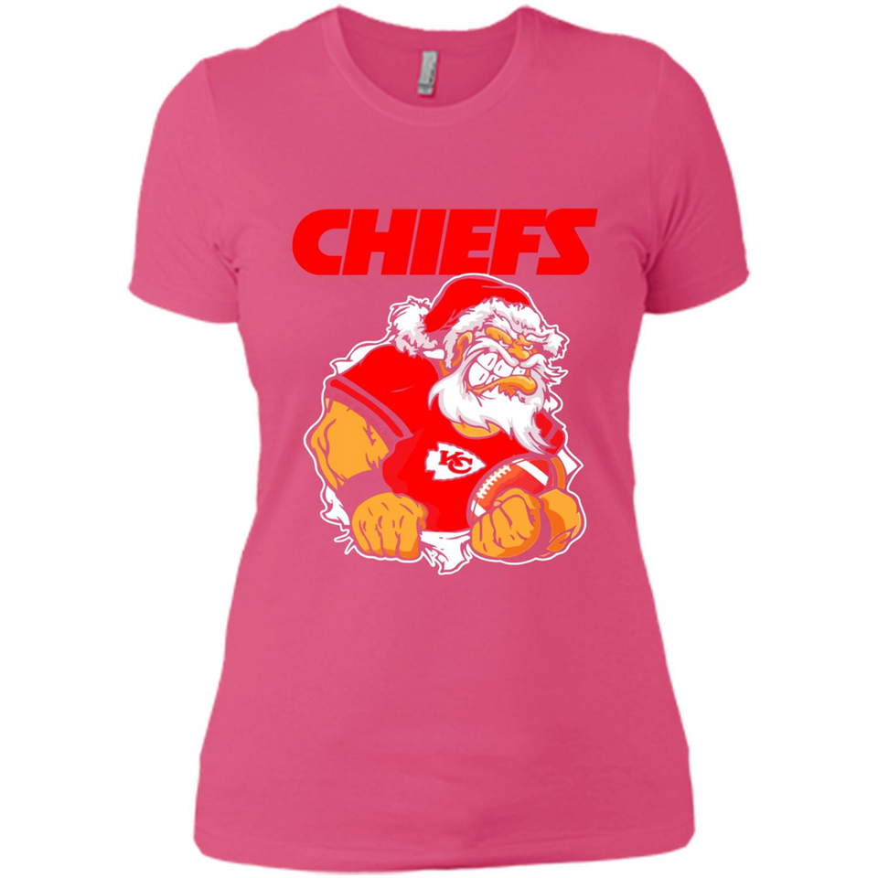 Grumpy Santa Claus Kansas City Chiefs Football Team PINGPONG