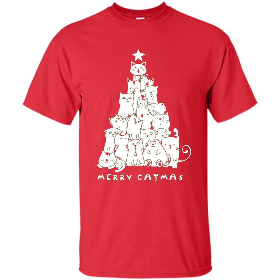 Merry Catmas - Merry Christmas Cat Lover Mug PINGPONG - Shirt