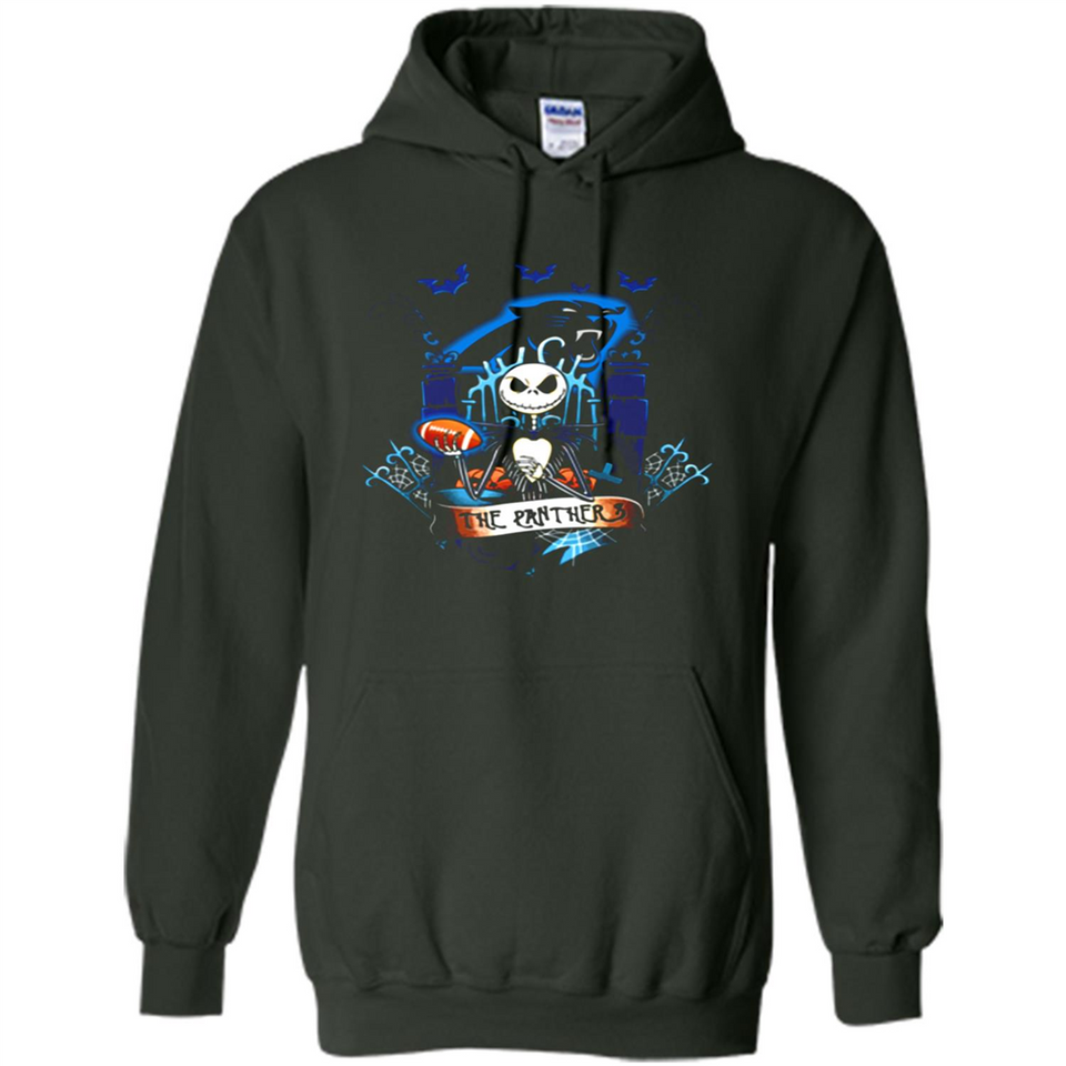 Carolina Panthers Halloween The Nightmare Before Christmas - Hoodie