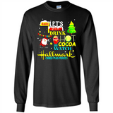 Santa claus i just want to bake stuff and waych christmas movi PINGPONG - Long Sleeve T-Shirt