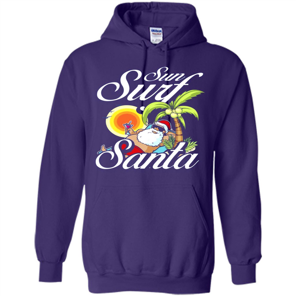 Sun Surf Santa - Hoodie