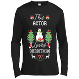 This Actor Loves Christmas Tree Shirt with Snowman