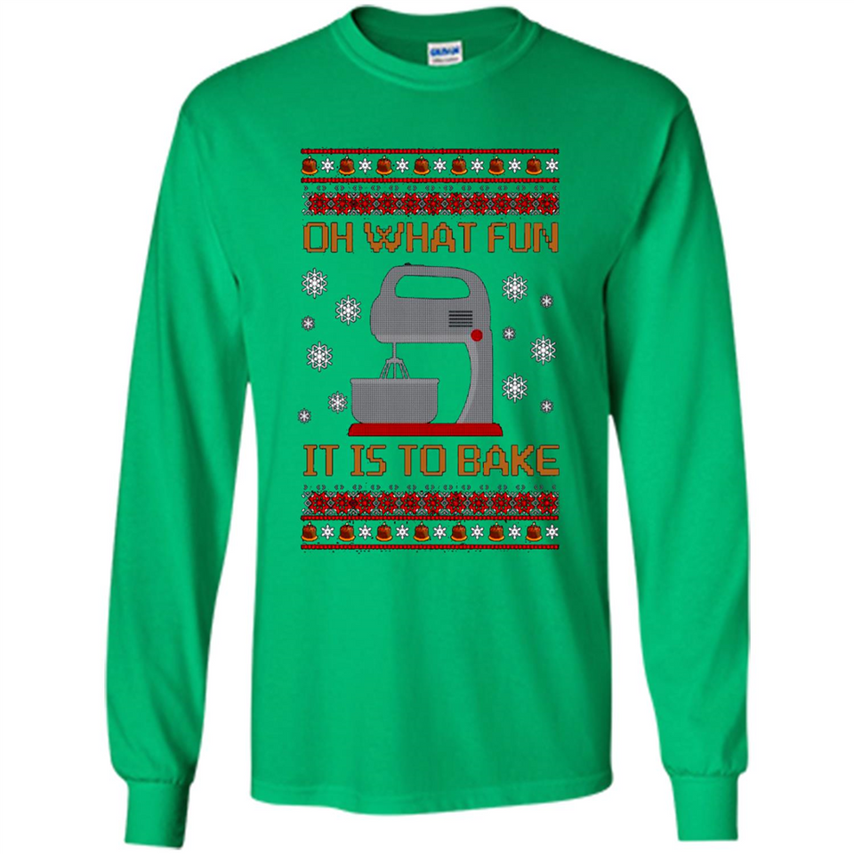 Oh What Fun It Is To Bake Ugly Christmas sweater Sweater PINGPONG