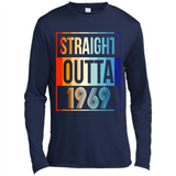 Retro Straight Outta 1969 49 Years Old - Canvas Long Sleeve T-Shirt