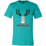 Budweiser Reinbeer Funny Beer Reindeer Christmas Sweatshirt - Canvas Unisex T-Shirt