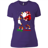 Merry Christmas Santa Claus With Big Dog sweater PINGPONG