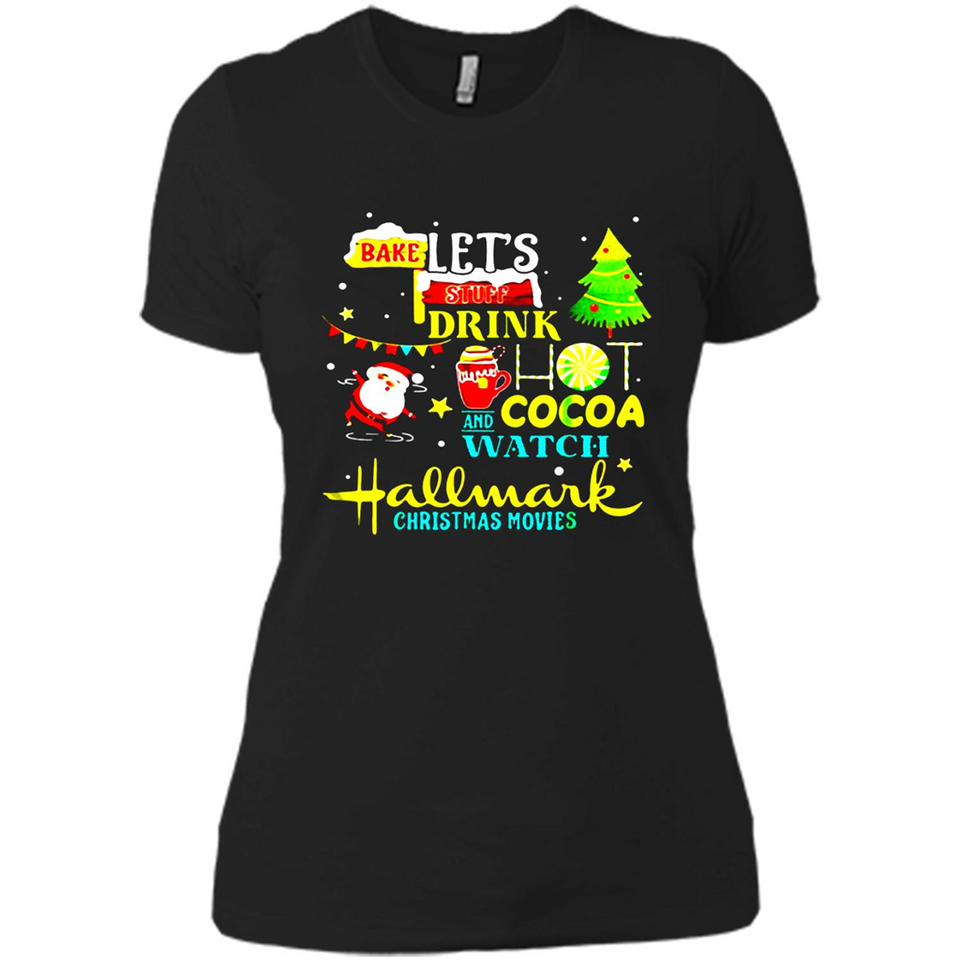Santa claus i just want to bake stuff and waych christmas movi PINGPONG - Ladies' Boyfriend T-Shirt