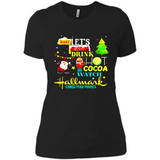 Santa claus i just want to bake stuff and waych christmas movi PINGPONG - Ladies' Boyfriend T-Shirt
