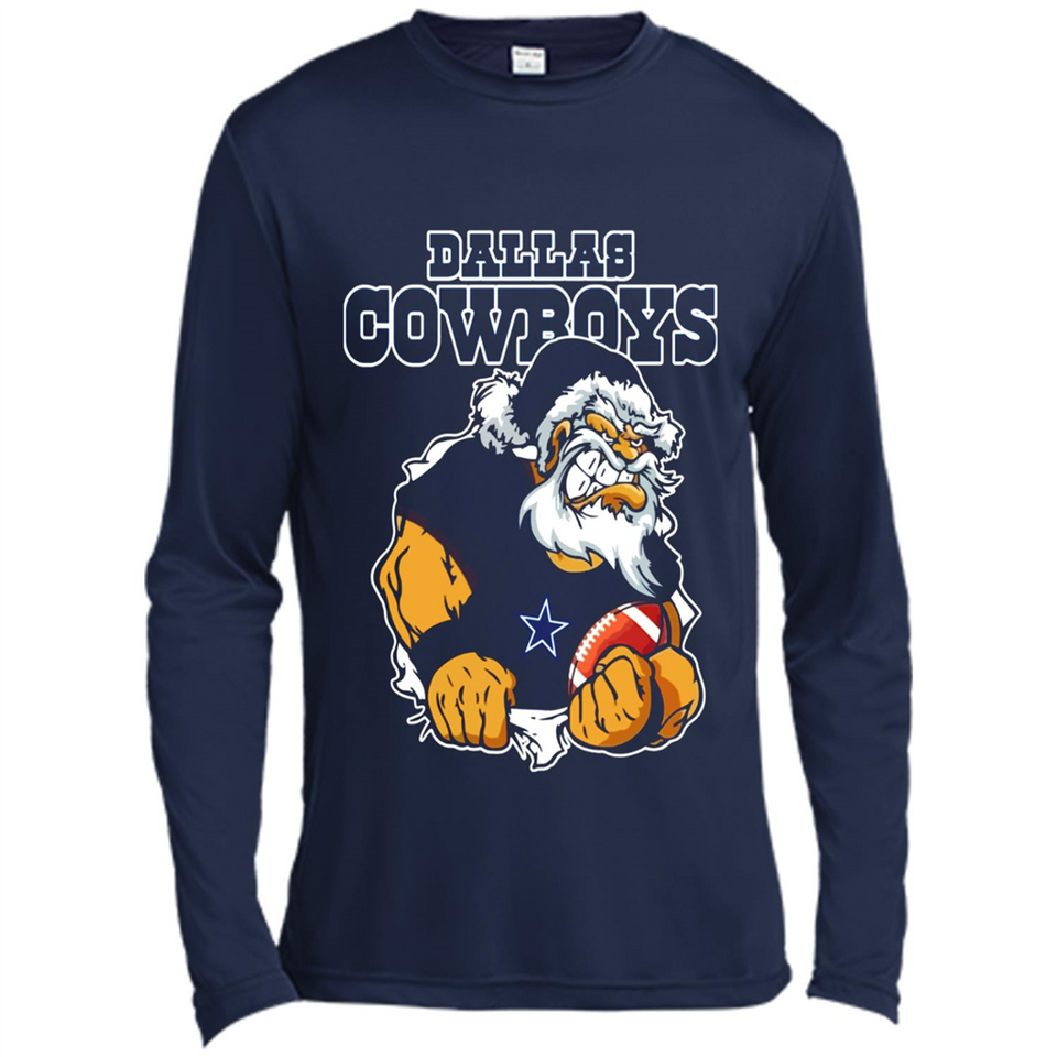 Grumpy Santa Claus Dallas Cowboys Football Team PINGPONG