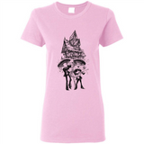 Mariachi Skeleton Shirt Dia De Los Muertos Tequila - Ladies Short-Sleeve