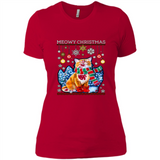 Meowy Christmas Ugly Funny Cats Lover PINGPONG