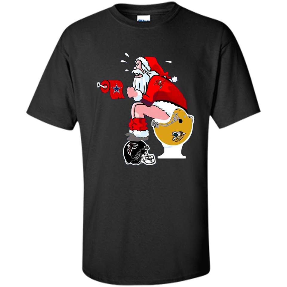Tampa Bay Buccaneers Santa Claus Toilet