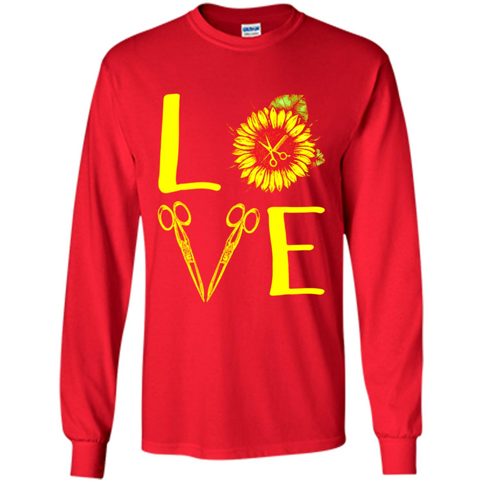 Hair Stylist Love Sunflower Scissors PING PONG