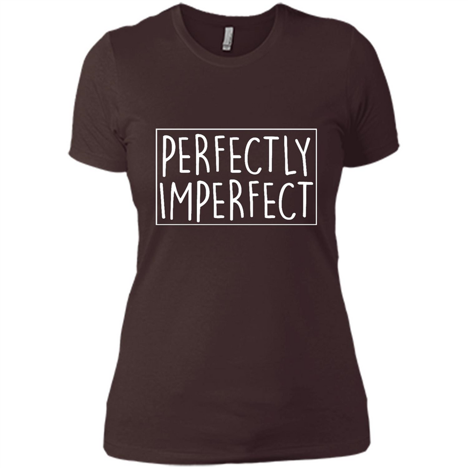 Perfectly Imperfect Black mugs PINGPONG - Ladies' Boyfriend T-Shirt