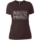 Perfectly Imperfect Black mugs PINGPONG - Ladies' Boyfriend T-Shirt