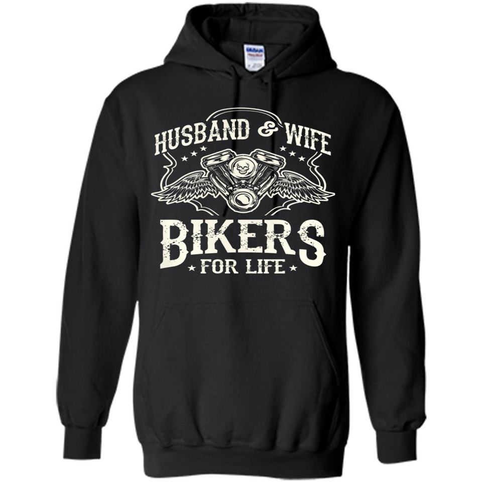 Husband & Wife Biker For Life Couple