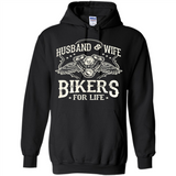 Husband & Wife Biker For Life Couple