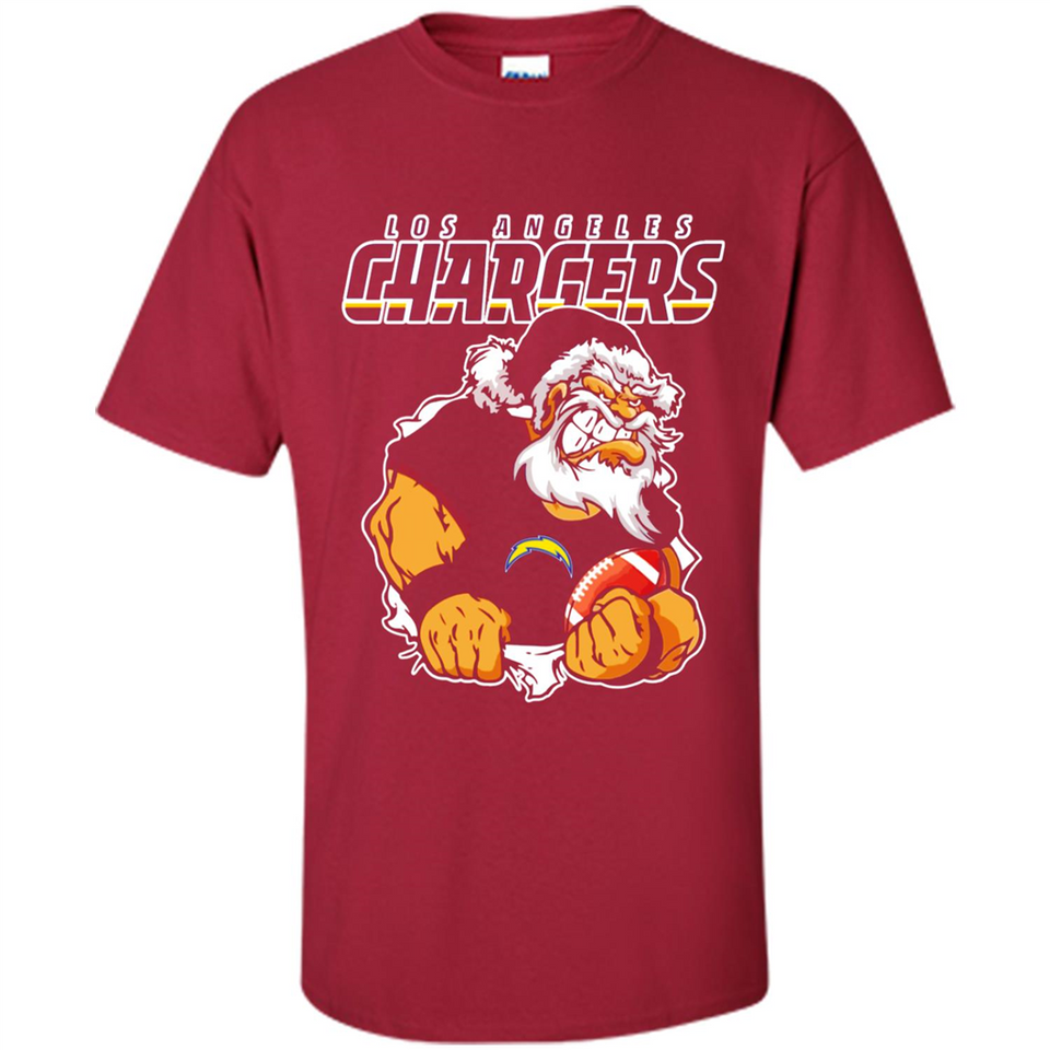 Grumpy Santa Claus Los Angeles Chargers Football Team PINGPONG