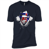 Cleveland Indians And Superman Fans - Premium Short Sleeve T-Shirt
