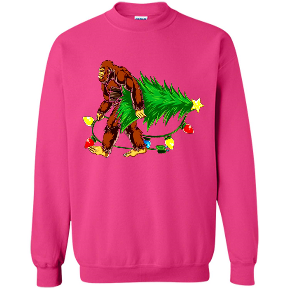Hugging Christmas Tree Bigfoot PING PONG