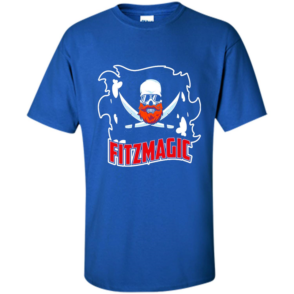 Order Fitzmagic T-Shirt Ryan Fitzpatrick Beard Skull Football Tampa Florida PINGPONG