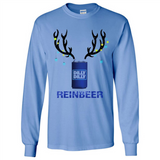 Dilly Dilly Reinbeer Funny Beer Reindeer Christmas Sporty - Long Sleeve T-Shirt