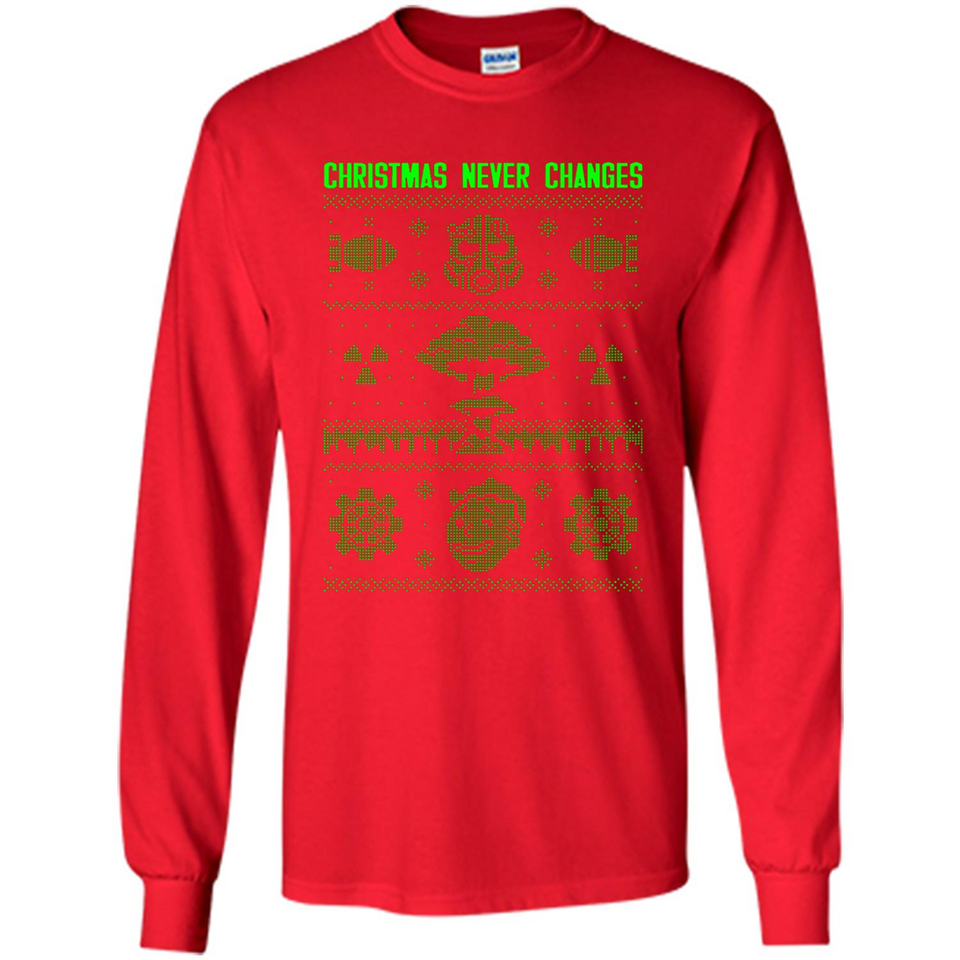 Christmas Ugly Sweater Christmas Never Changes Star Wars - Long Sleeve T-Shirt