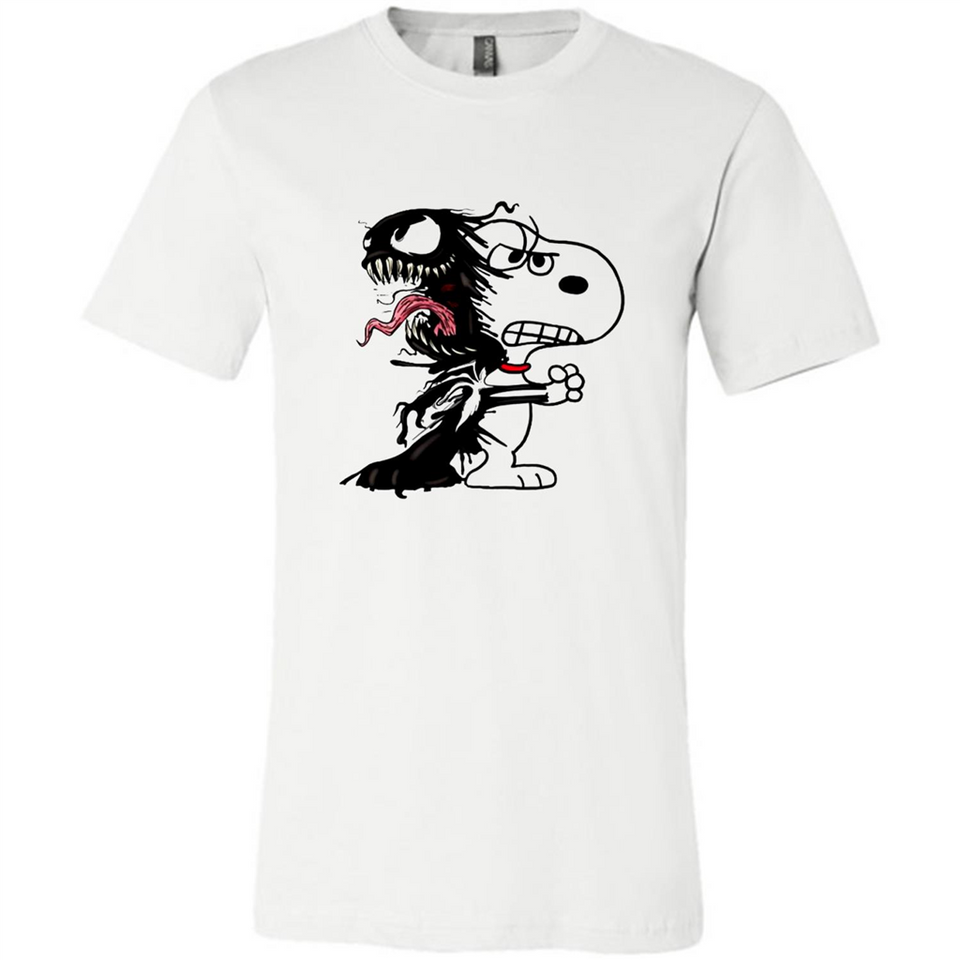 Venom Snoopy MERCHCUTE - Canvas Unisex T-Shirt