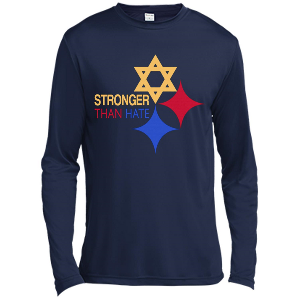 Pittsburgh Stronger Than Hate - Canvas Long Sleeve T-Shirt