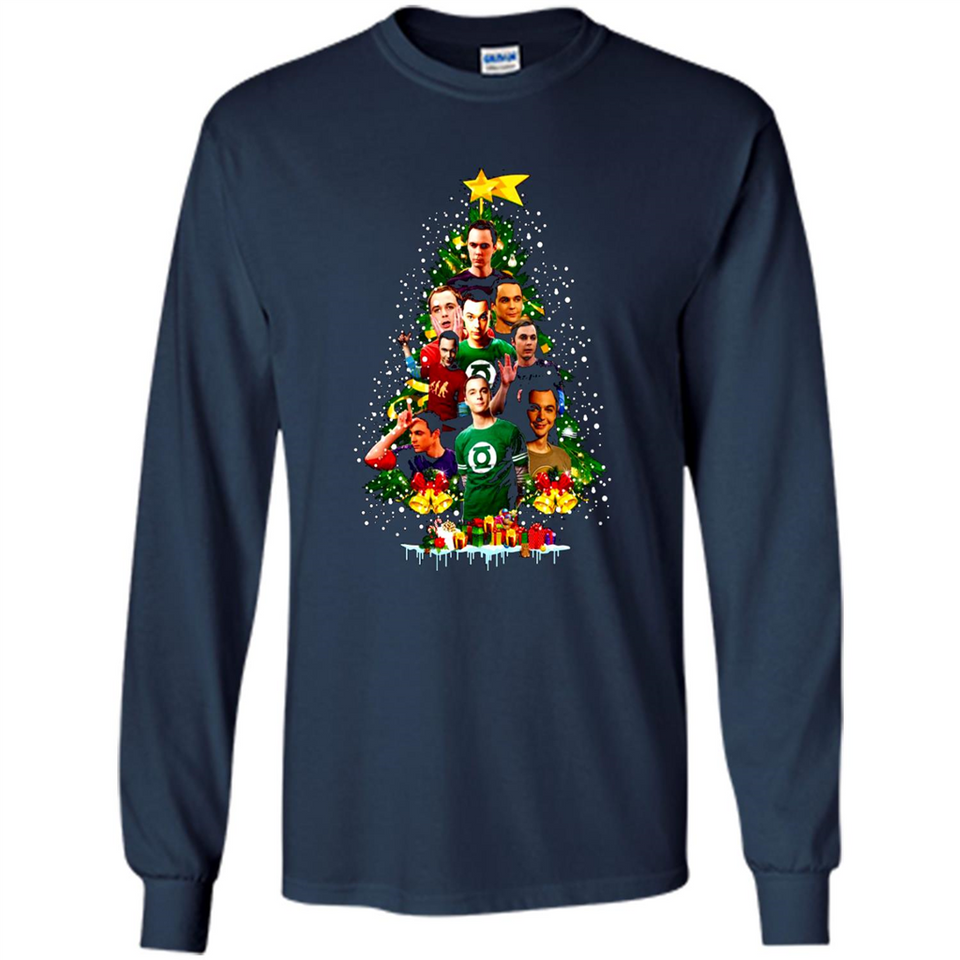 Sheldon Cooper Christmas tree sweater PINGPONG