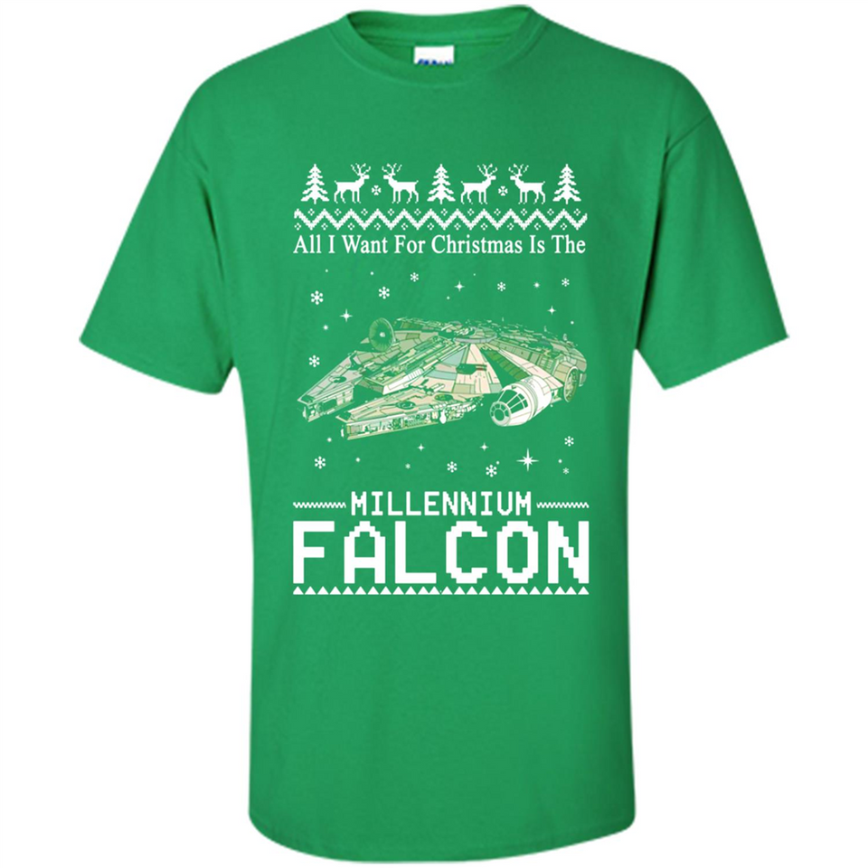 All I Want For Christmas Is The Millennium Falcon ugly PINGPONG