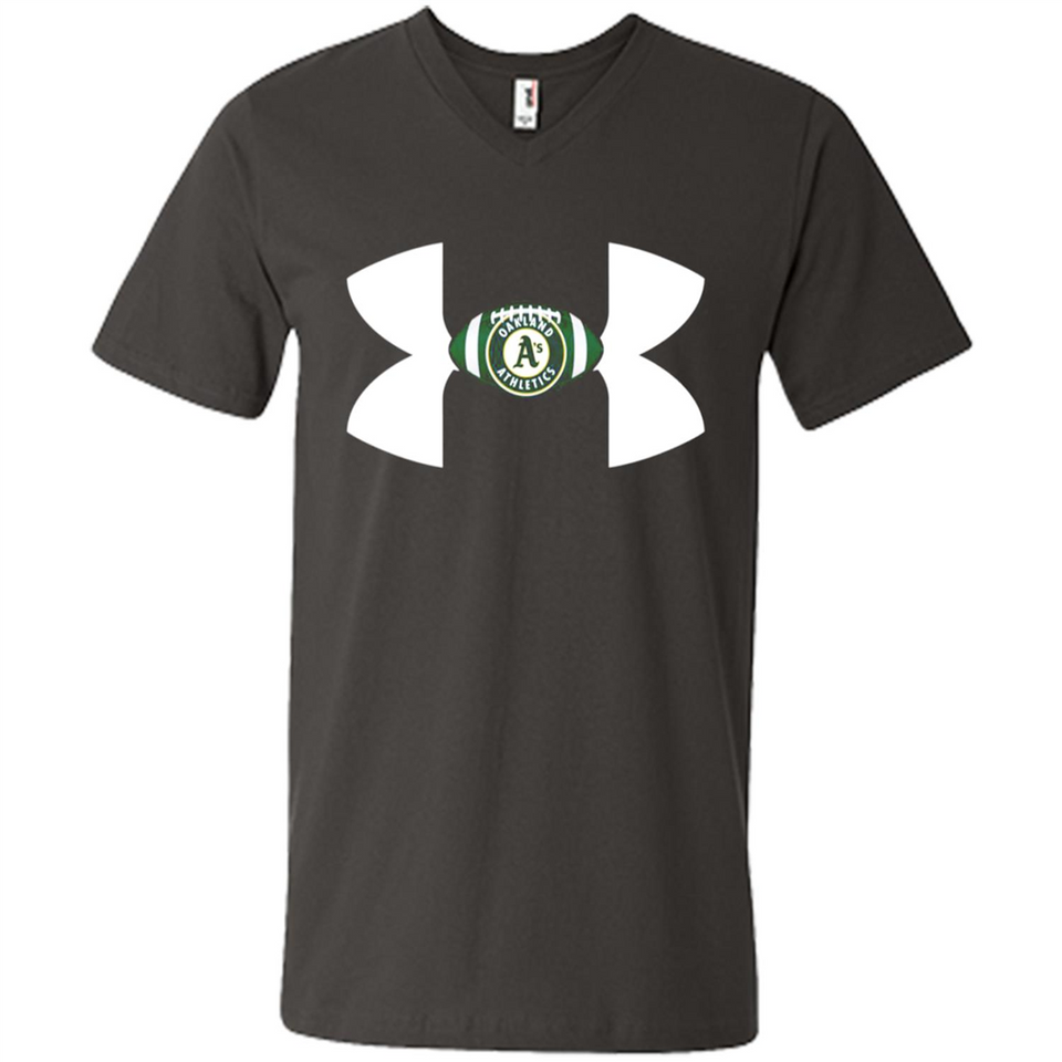 Oakland Athletics Under Armour Logo - Men's V-Neck