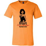 Hello My Name Is Inigo Montoya You Killed My Father Prepare To Die MERCHCUTE - Canvas Unisex T-Shirt
