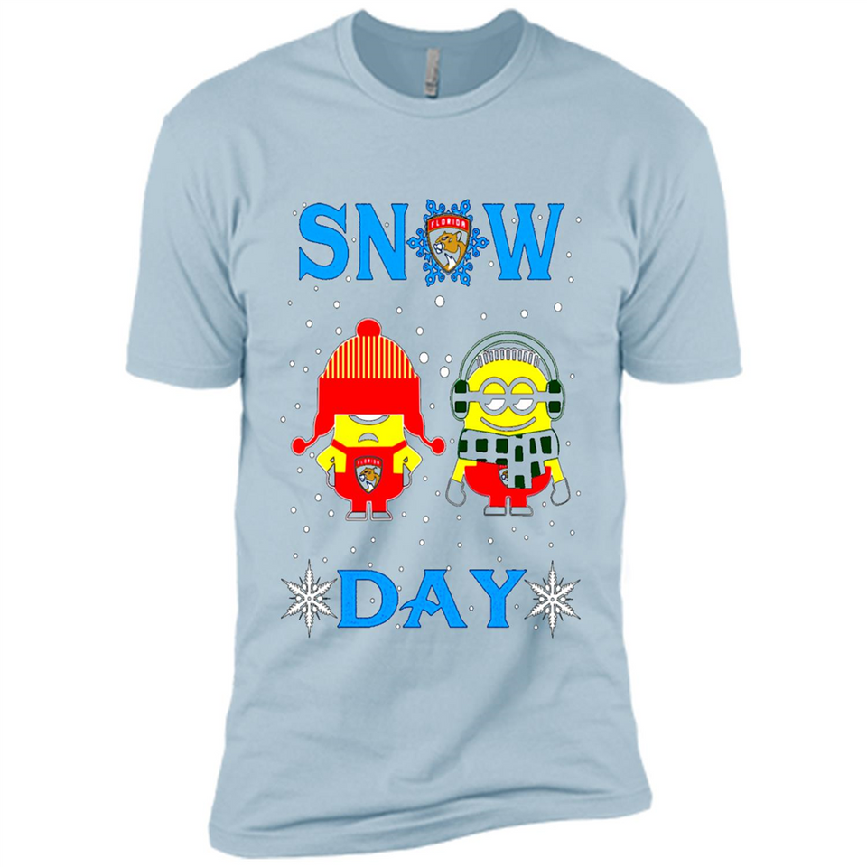 Snow Day Shirt For Florida Panthers Vs Minion Fans pingpong