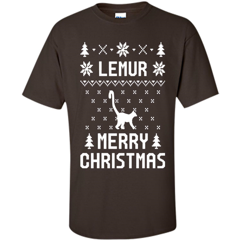 Vintage Tee For Women Men Graphic Shirts Lemur Ugly Christmas Sweater - Shirt