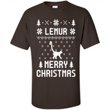 Vintage Tee For Women Men Graphic Shirts Lemur Ugly Christmas Sweater - Shirt