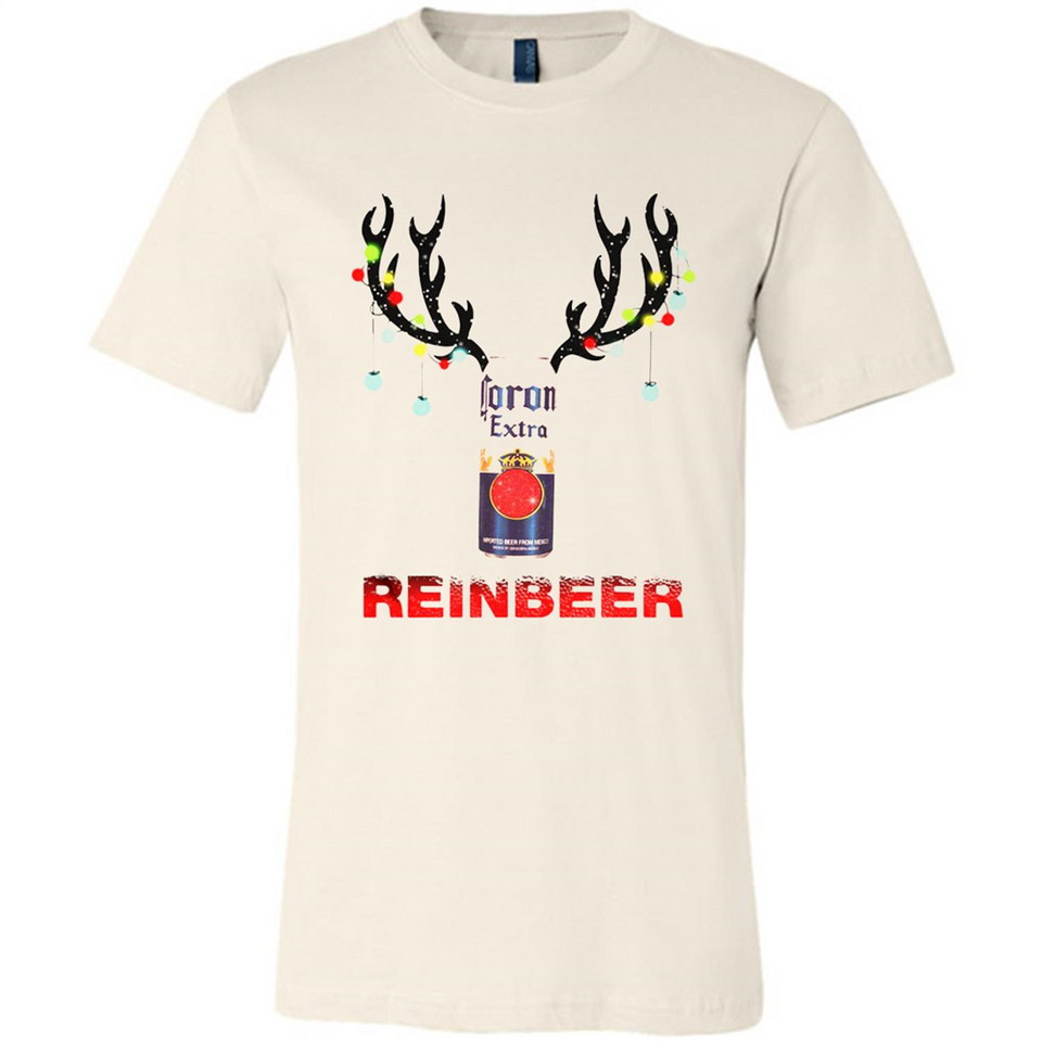 Corona Extra reinbeer Christmas - Canvas Unisex T-Shirt