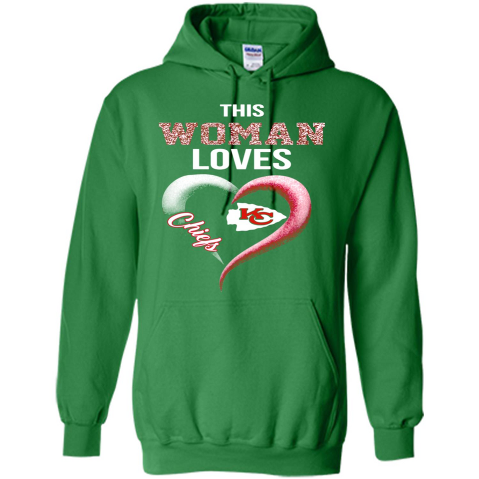 This Woman love Chiefs NFL football team - Hoodie