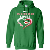This Woman love Chiefs NFL football team - Hoodie