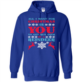 All I Want For Christmas Is You To Get Run Over By A Reindeer - Hoodie