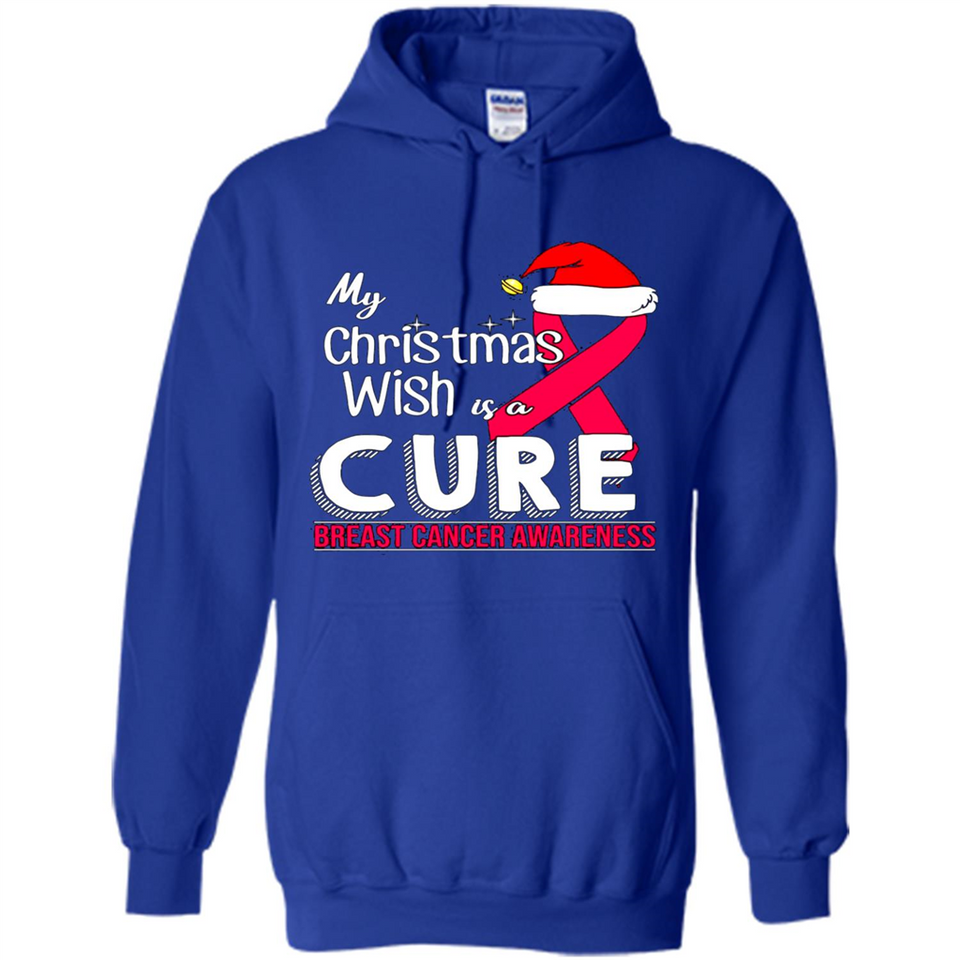 My Christmas Wish Is A Cure Breast Cancer Awareness sweater PINGPONG
