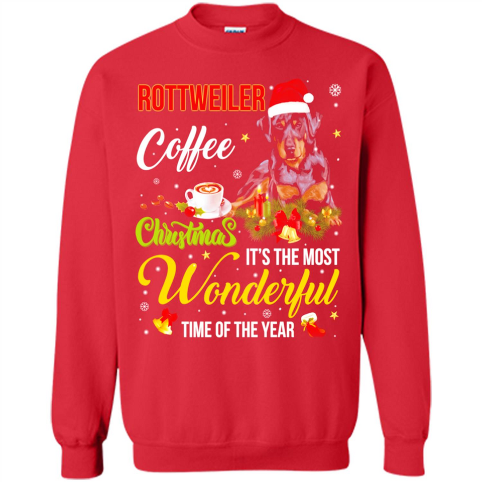 Rottweiler Coffee Wonderful Christmas