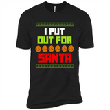 Cookies Out For Santa Christmas - Premium Short Sleeve T-Shirt