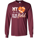 Cincinnati Bengals Football My Heart is on that Field - Long Sleeve T-Shirt
