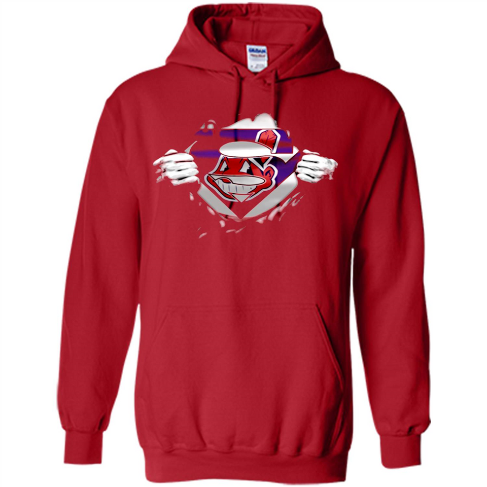 Cleveland Indians And Superman Fans - Hoodie