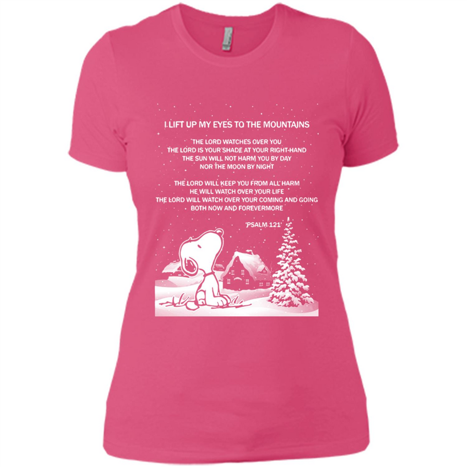 Snoopy Ugly Christmas - Ladies' Boyfriend T-Shirt