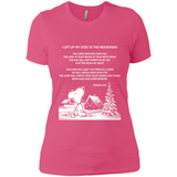 Snoopy Ugly Christmas - Ladies' Boyfriend T-Shirt