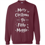 Merry Christmas Ya Filthy Muggle Christmas Sweatshirt PINGPONG