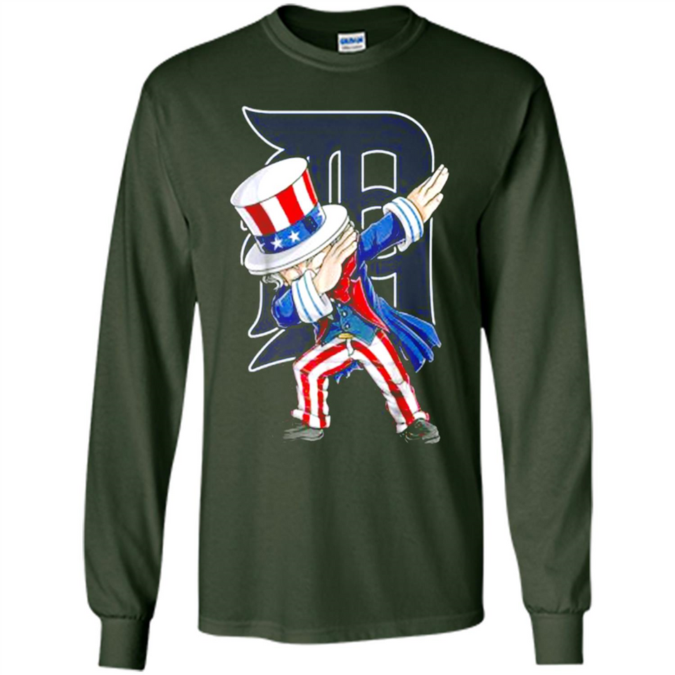 MLB DETROIT TIGERS UNCLE SAM DABBING INDEPENDENCE DAY